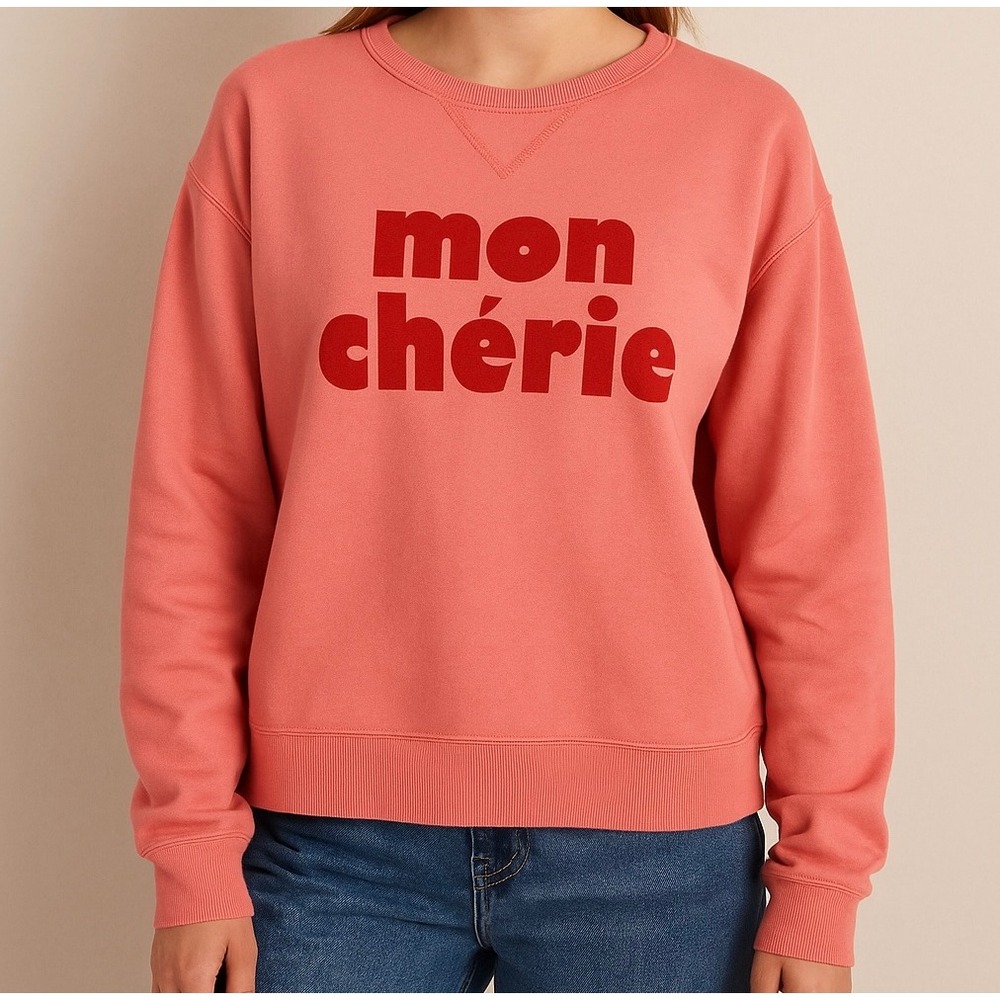 Universal Thread Mon Cherie Pink Crewneck Sweatshirt